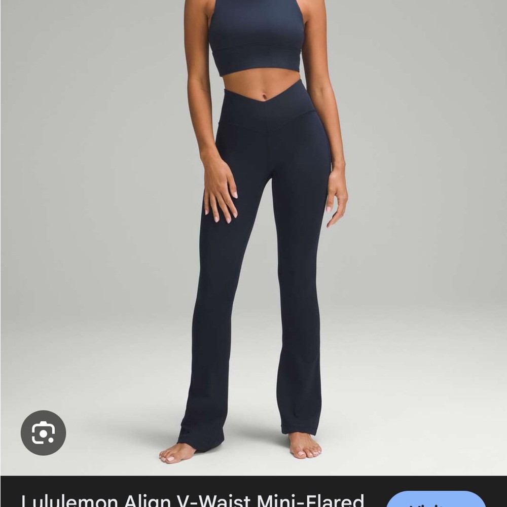 lululemon navy align flare leggings